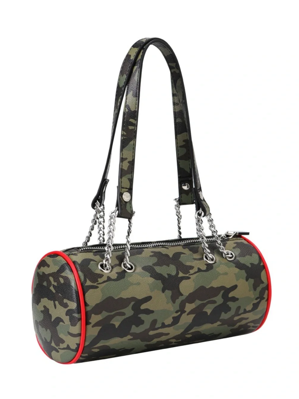 Von Dutch Camo Barrel Bag - Picture 4 of 9